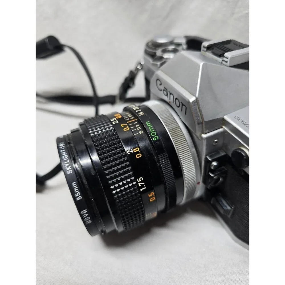 Canon AE-1 35mm Film Camera Canon 50mm Lens- NOT TESTED - Picture 9 of 16